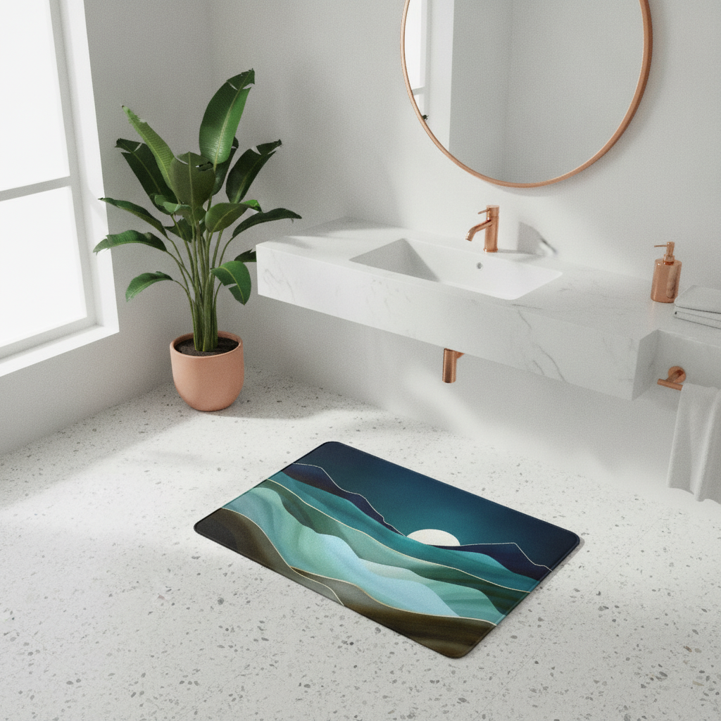 Blue Lagon Bath Mat