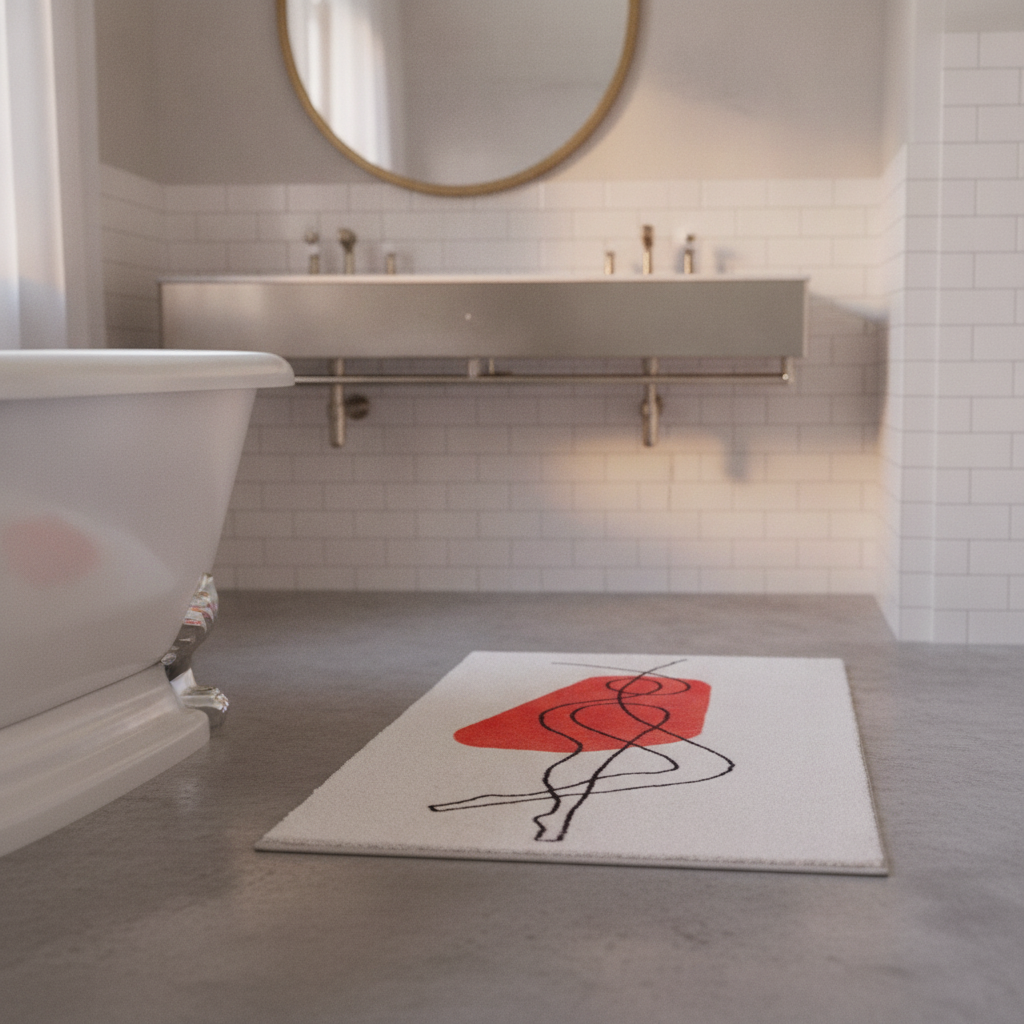 Abstract Art Bath Mat