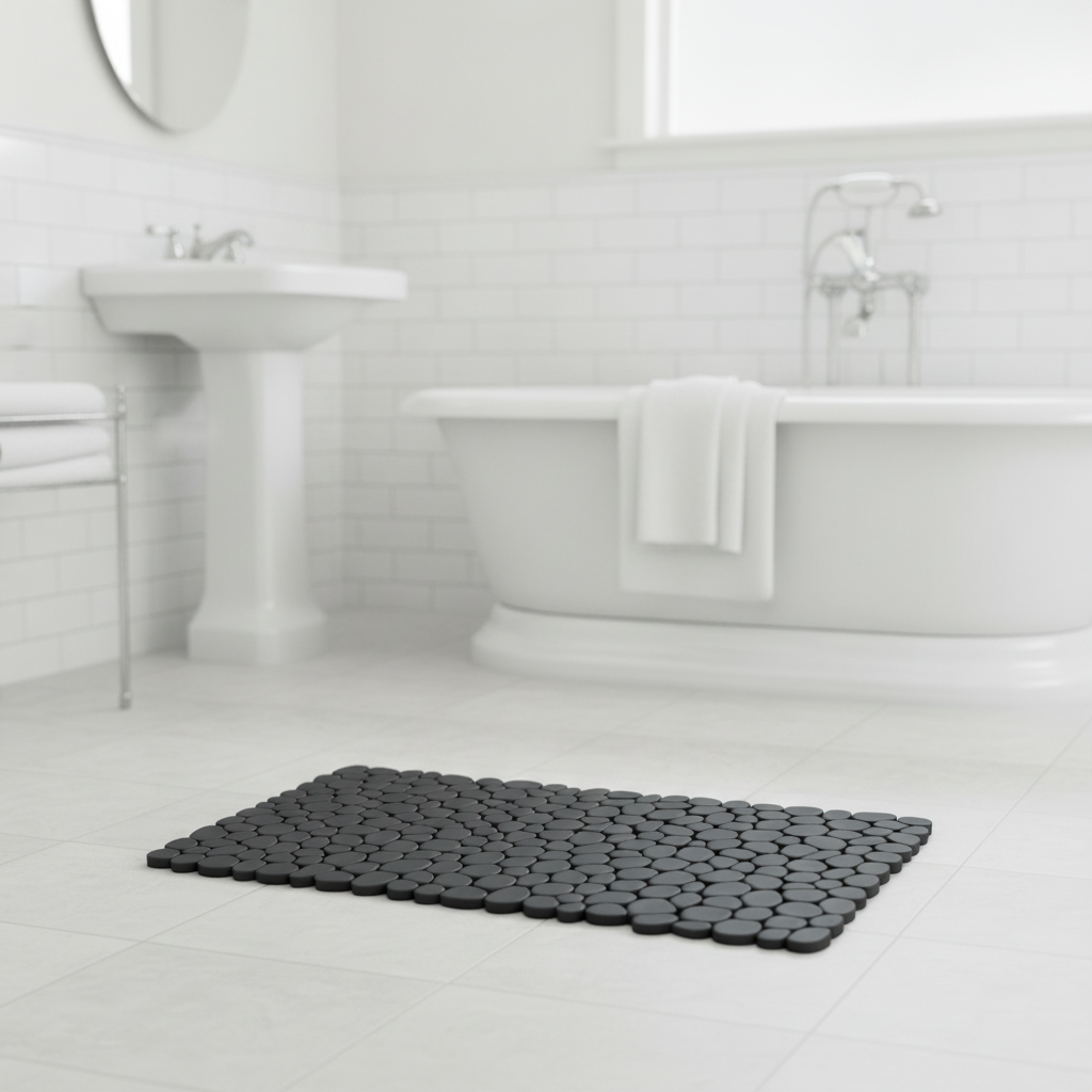 Non-Slip Plastic Pebbles Bath Mat - view 16