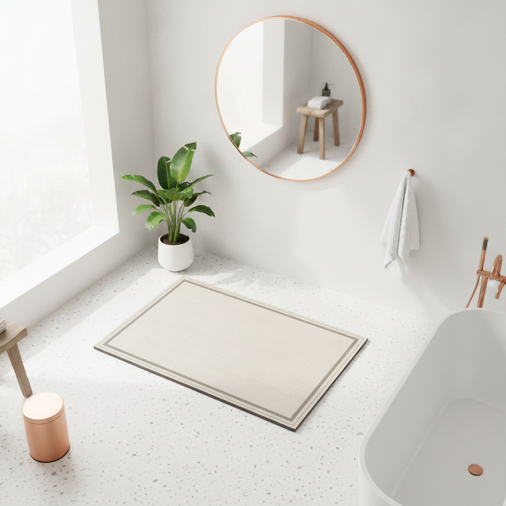 Diatomite Large Size Bath Mat