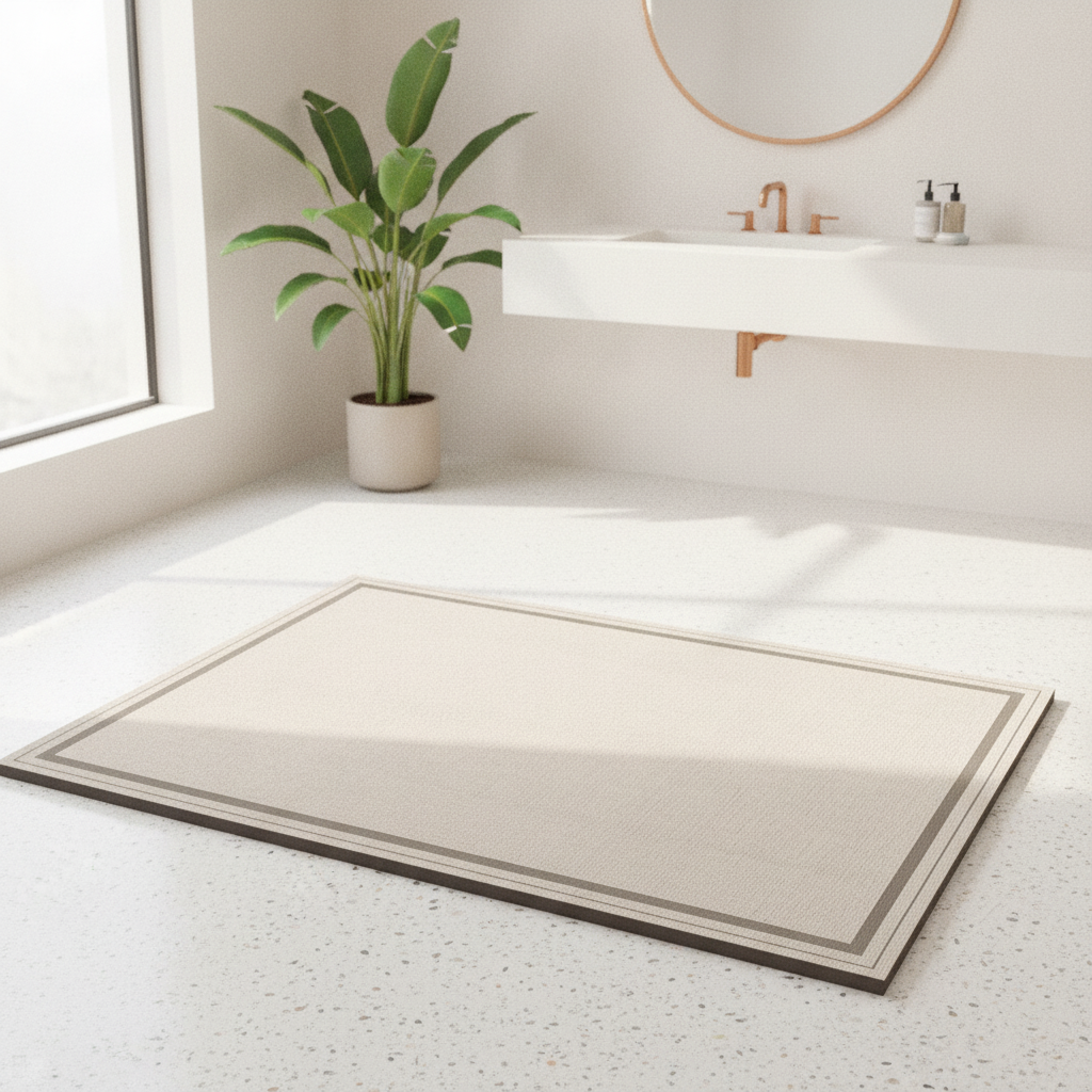 Diatomite Large Size Bath Mat