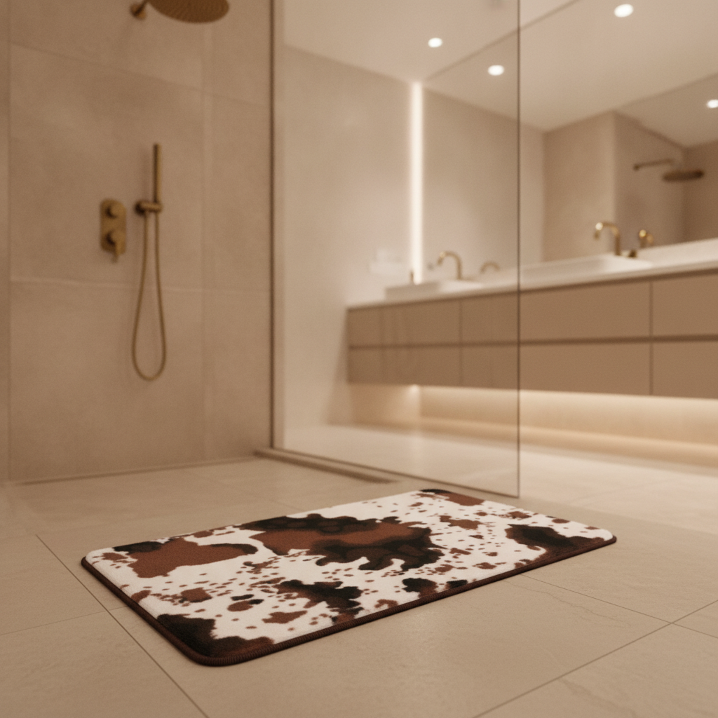 Cow Bath Mat
