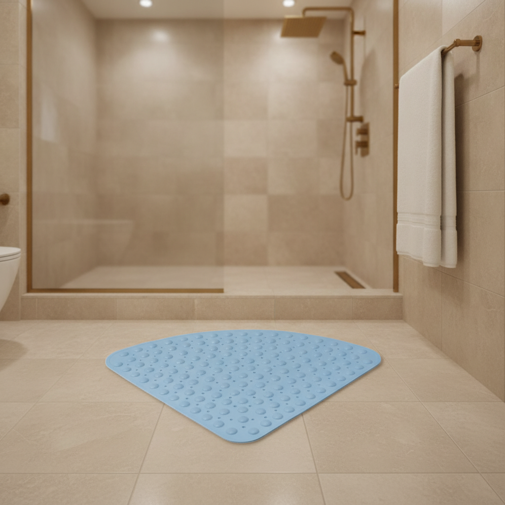 Quart Round Shower Mat