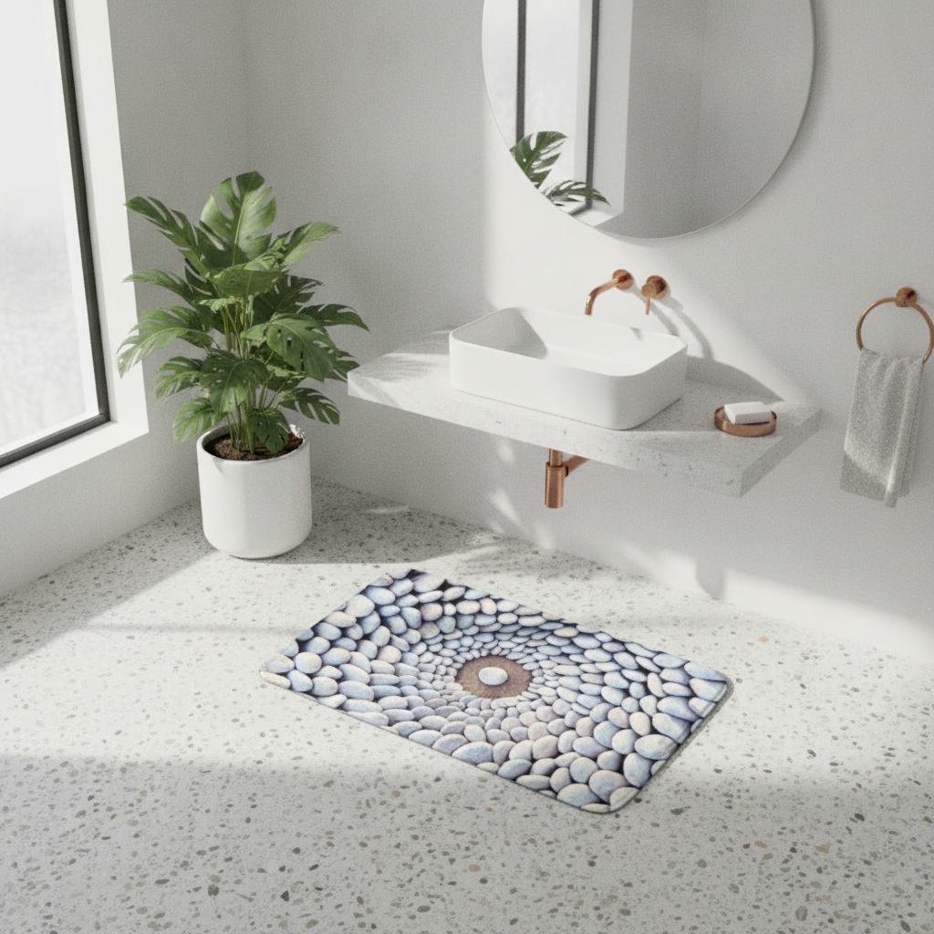 Effect Pebble 60x90cm Bath Mat