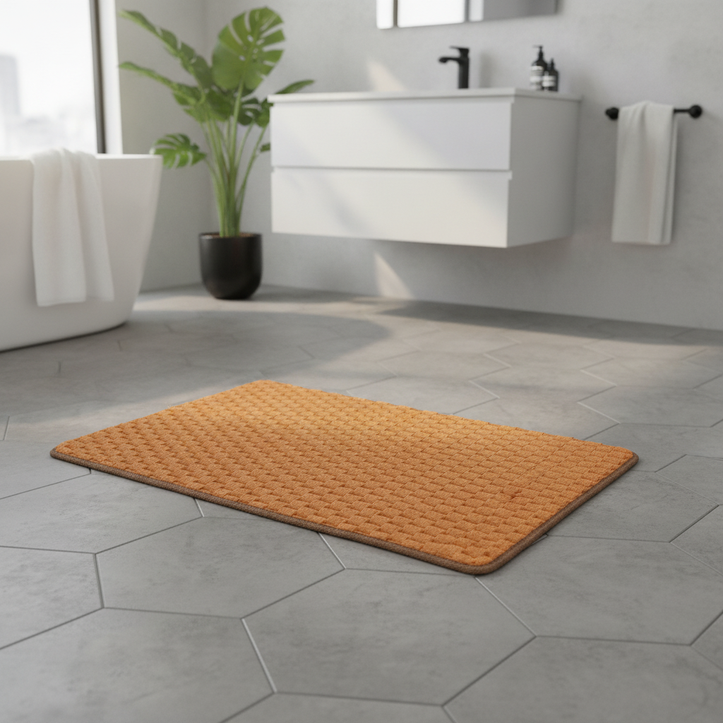 Non-Slip Large Size Bath Mat - close-up texture