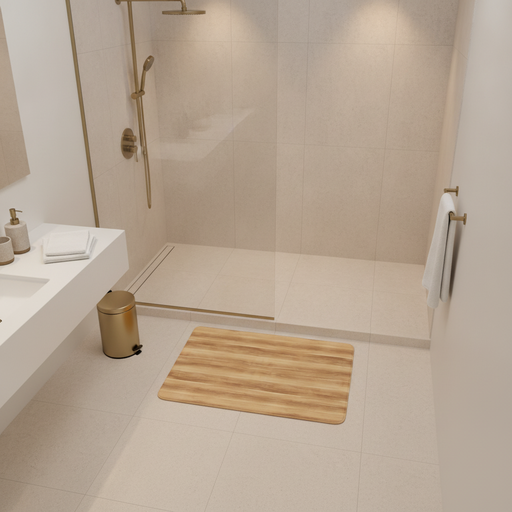 Imitation Wood Bath Mat