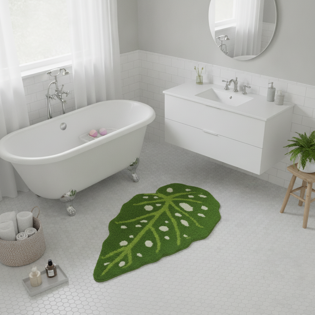 Shape Leaf Bath Mat - view 10