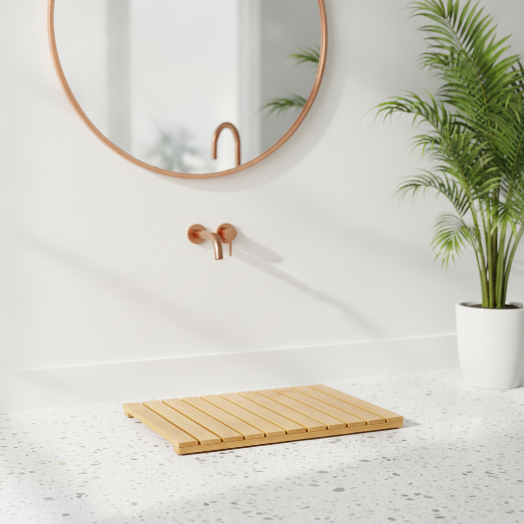 Bamboo Bath Mat Grating