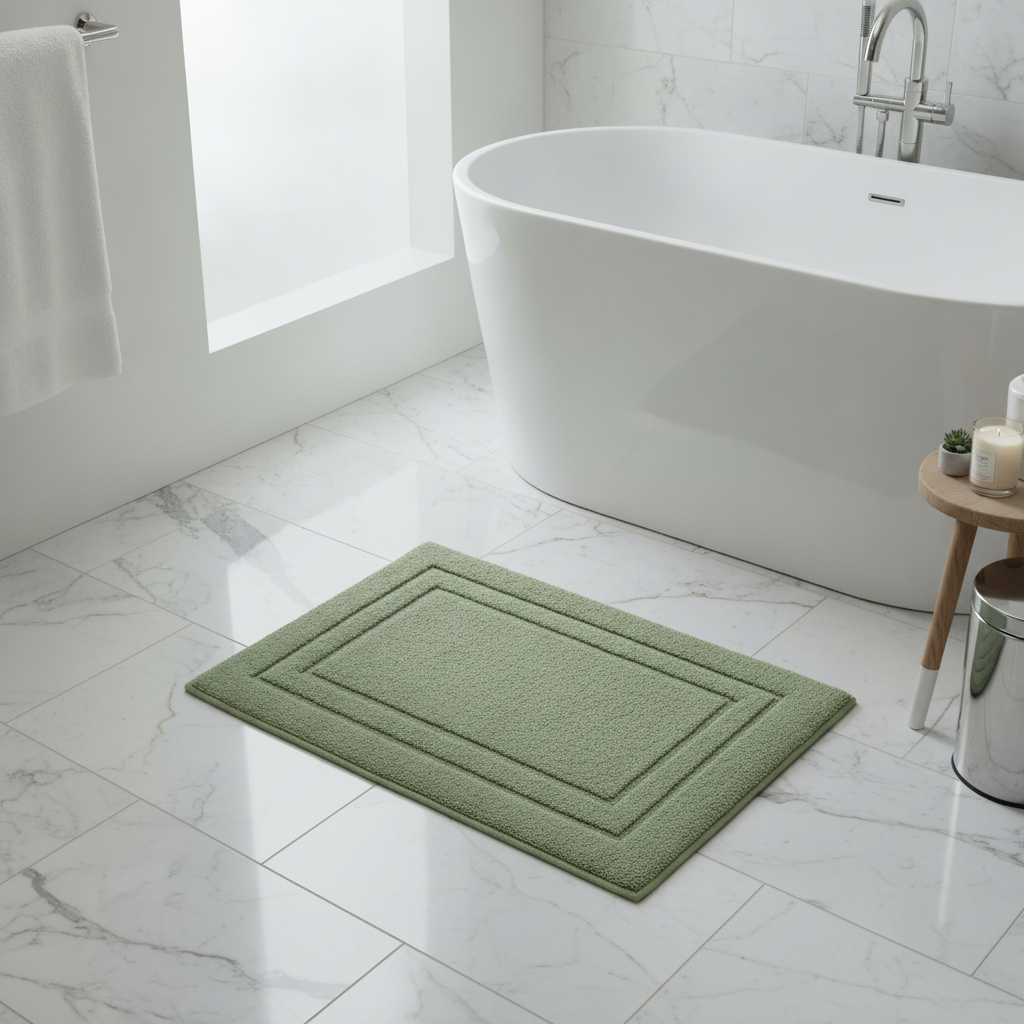 Absorbent Bathroom Rug