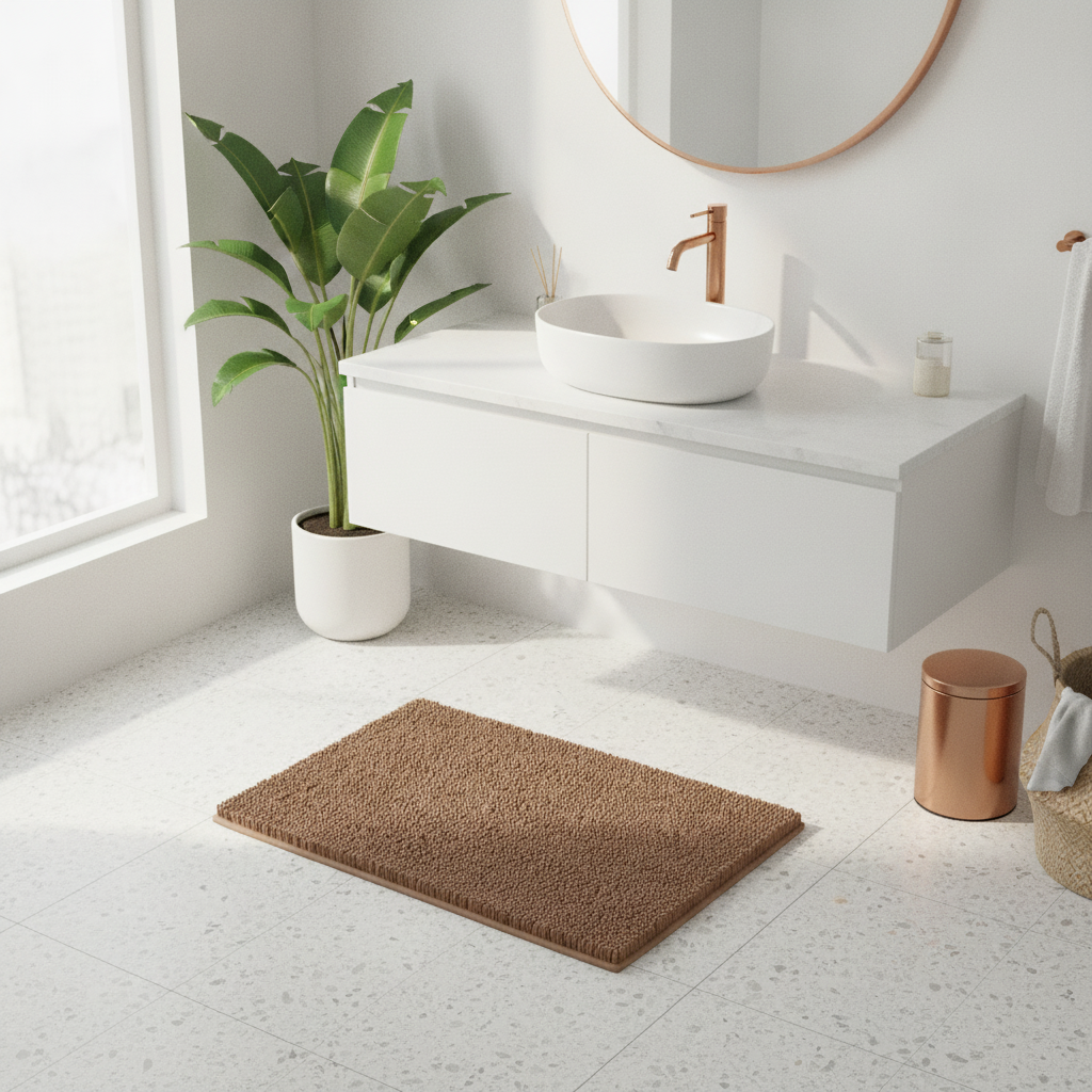 Caterpillar Bathroom Rug