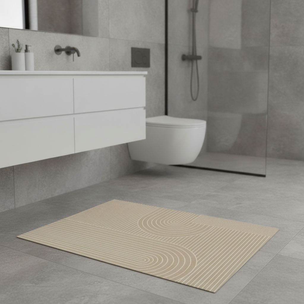 Brown Bathroom Rug