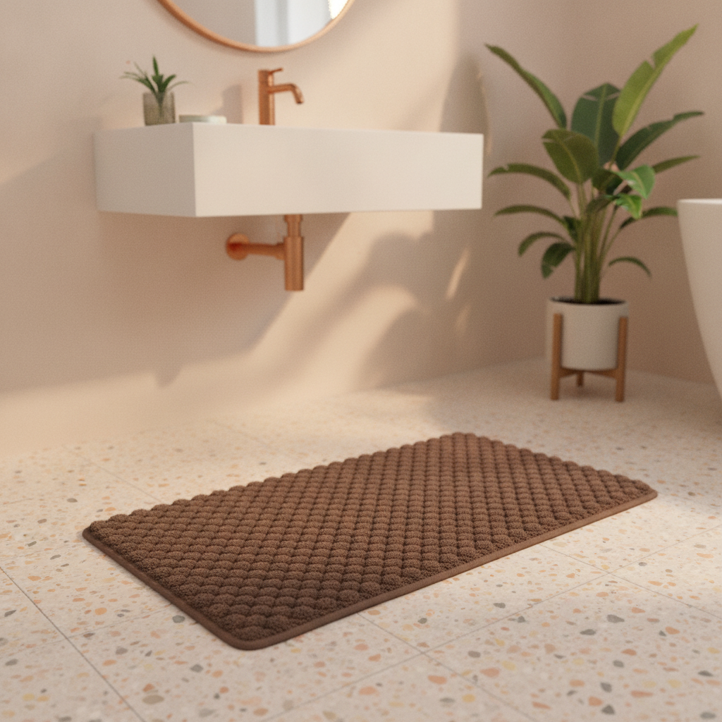 Brown Chocolate Bath Mat