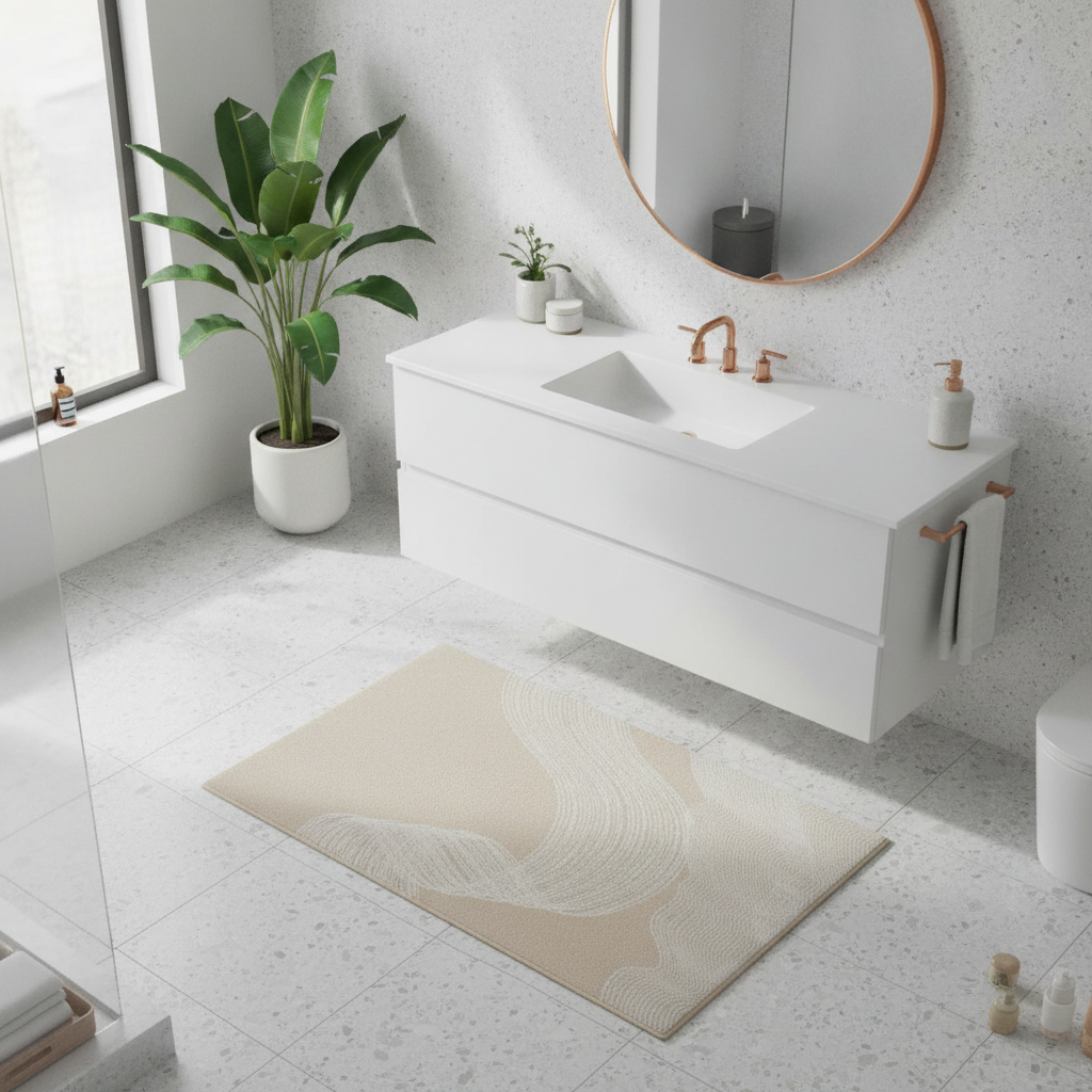 Beige Light Bath Mat
