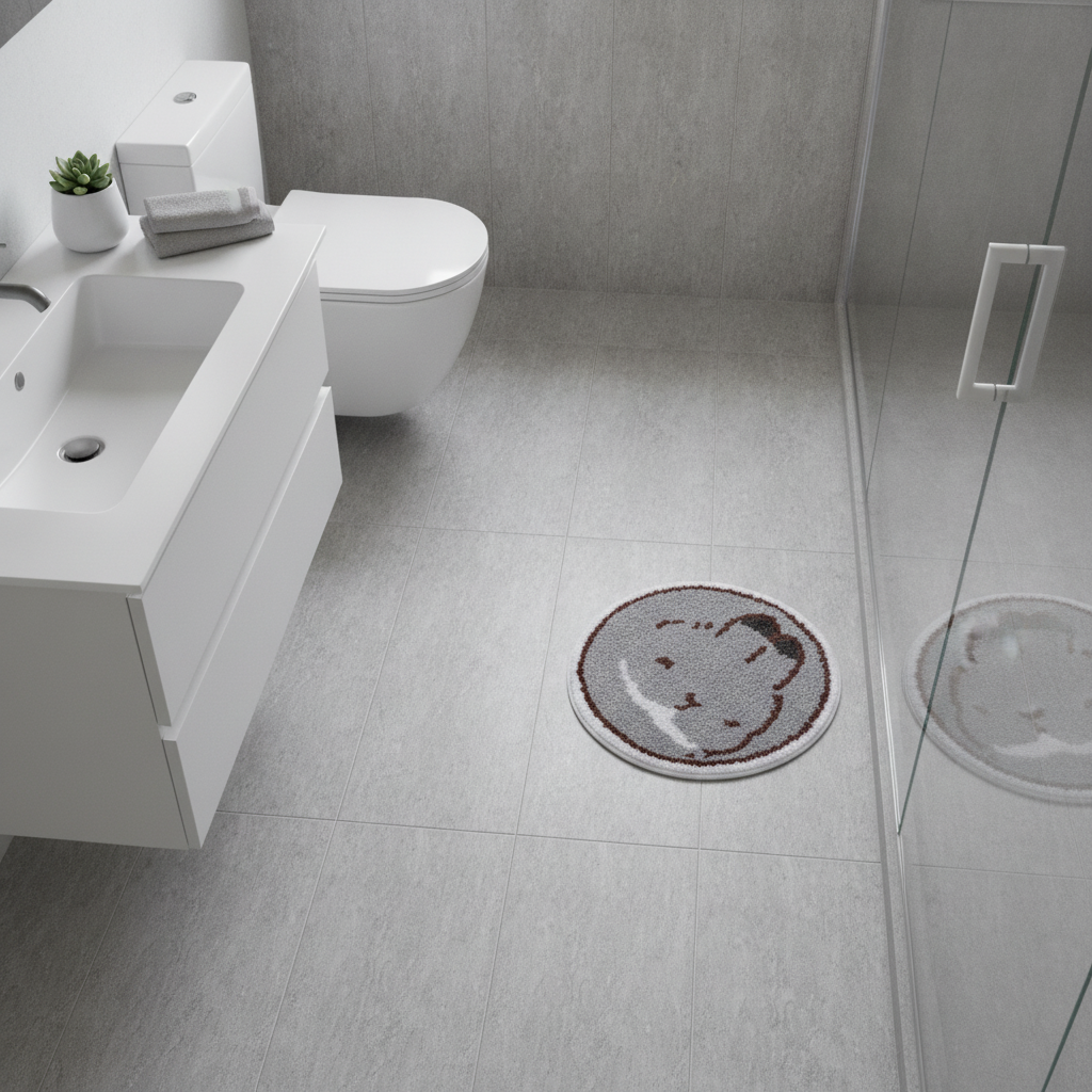 Round Bath Mat