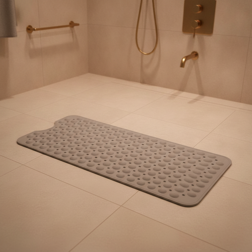 Bathrug Non-Slip Gray Bath Mat