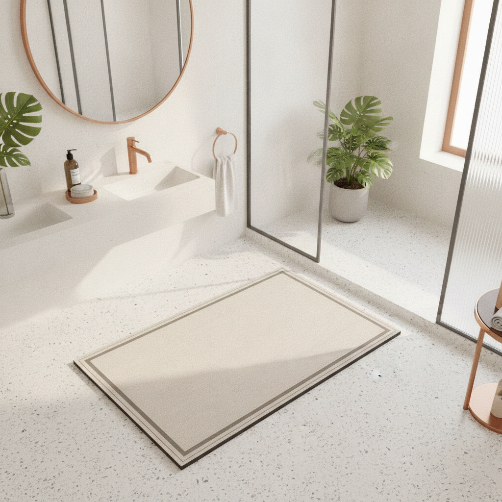 Diatomite Large Size Bath Mat