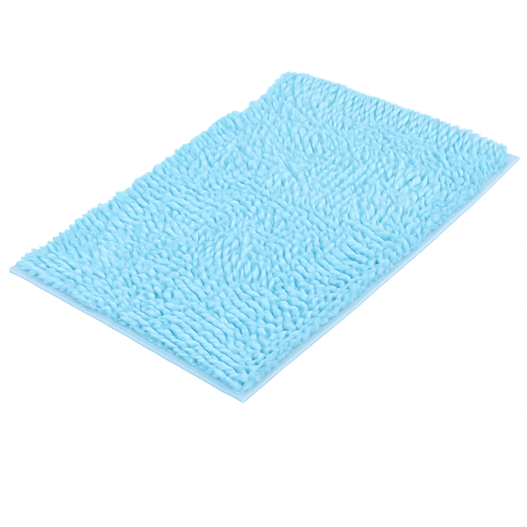 Caterpillar Blue Bath Mat