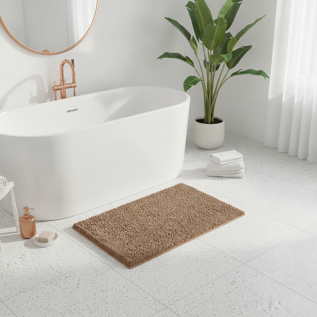 Caterpillar Bathroom Rug