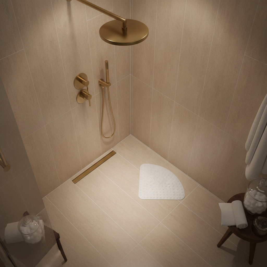 Quart Round Shower Mat - view 11