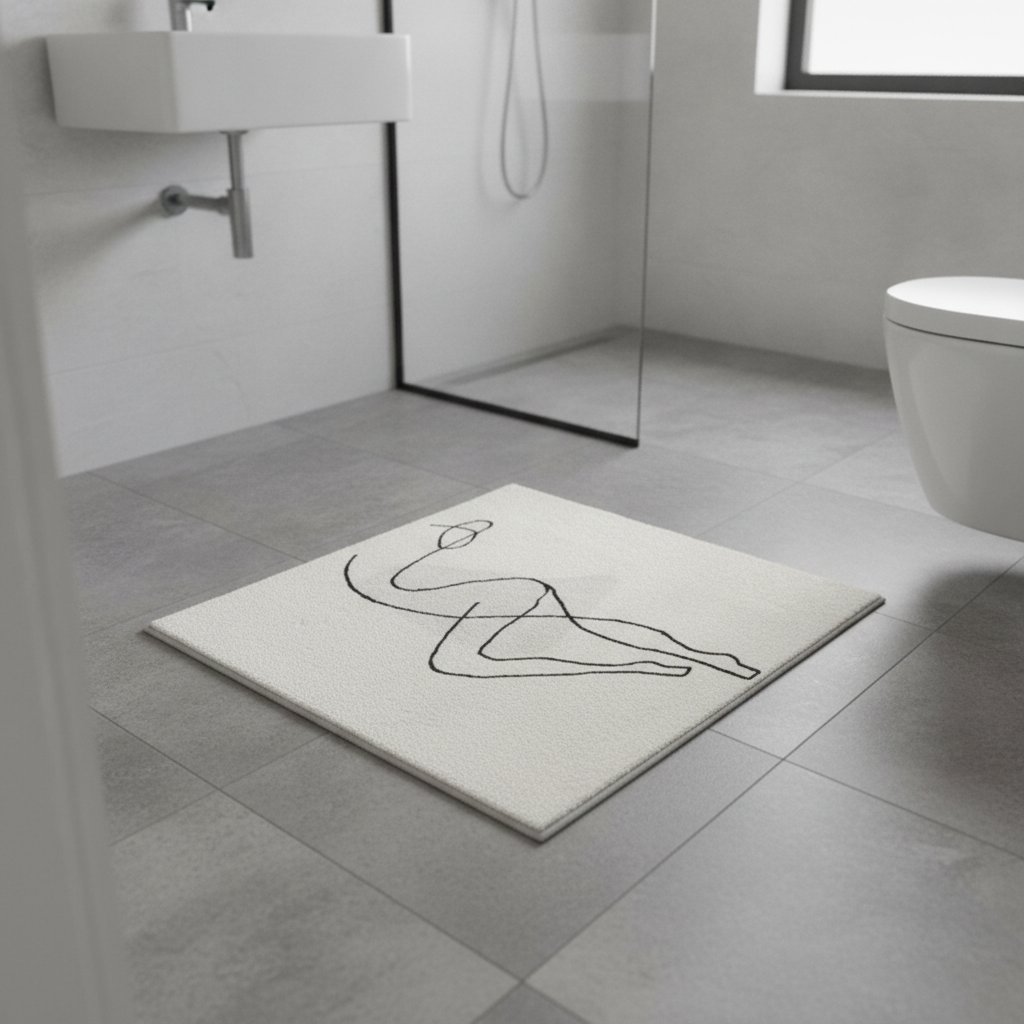 Abstract Art Bath Mat - view 20