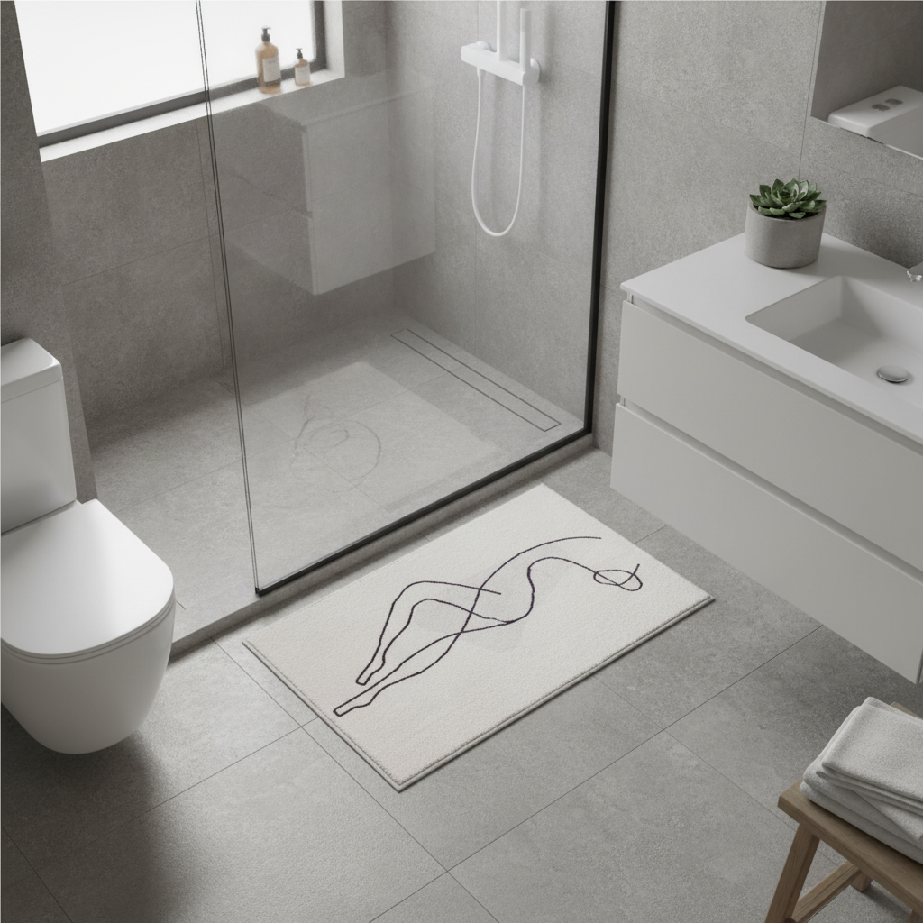 Abstract Art Bath Mat