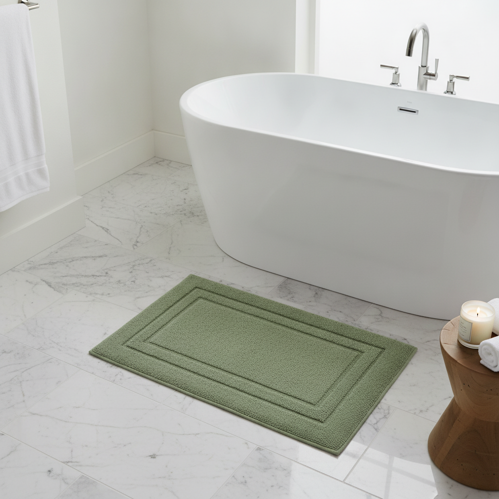 Absorbent Bathroom Rug
