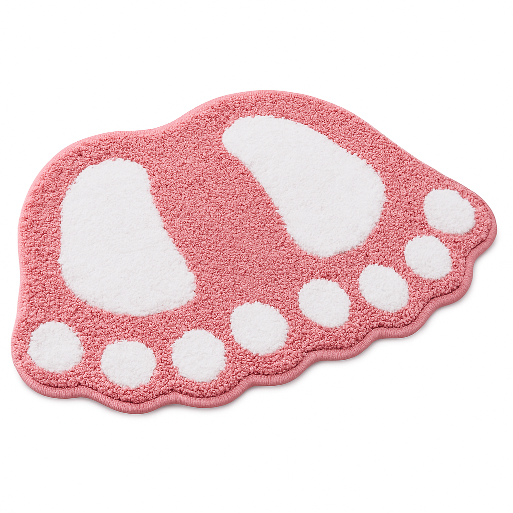 Foot Shape Bath Mat