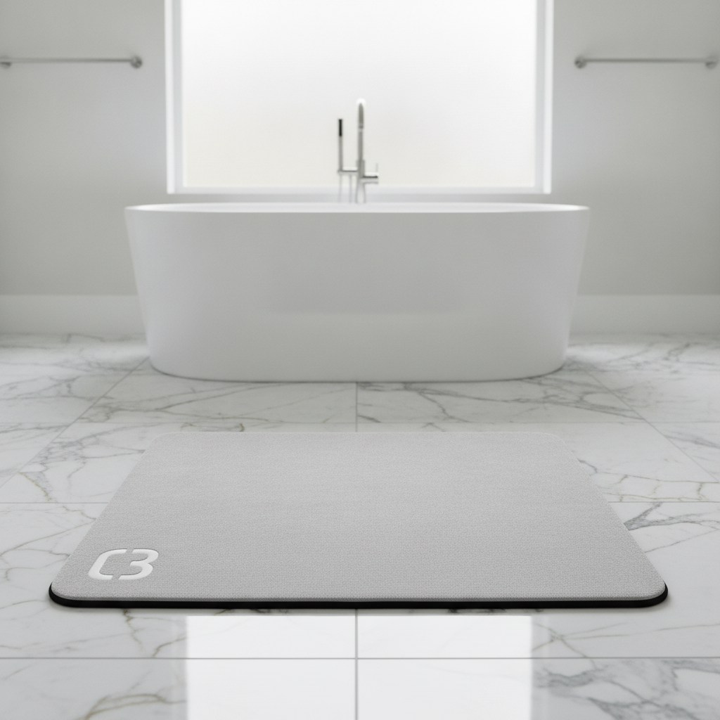 Diatomite 90 Cm Bath Mat