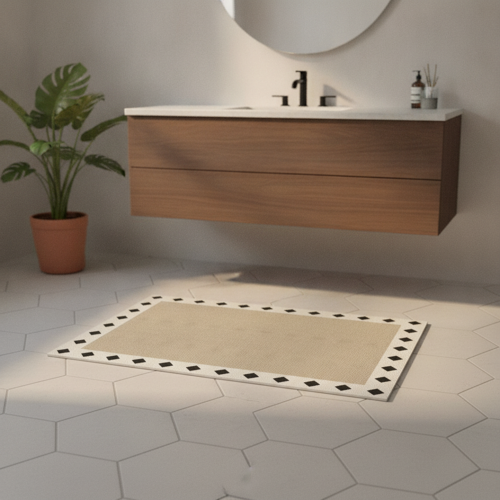 Diatomite Design Bath Mat