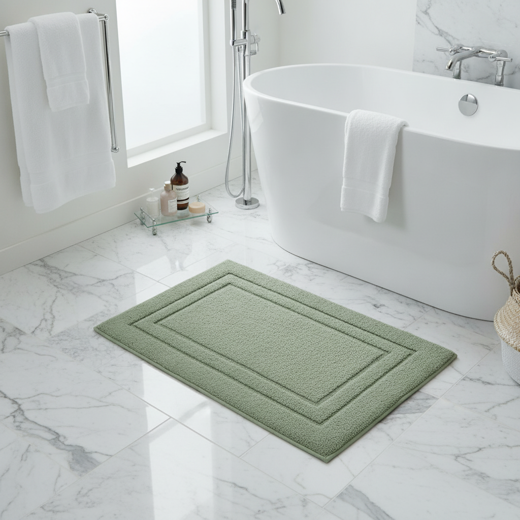 Absorbent Bathroom Rug