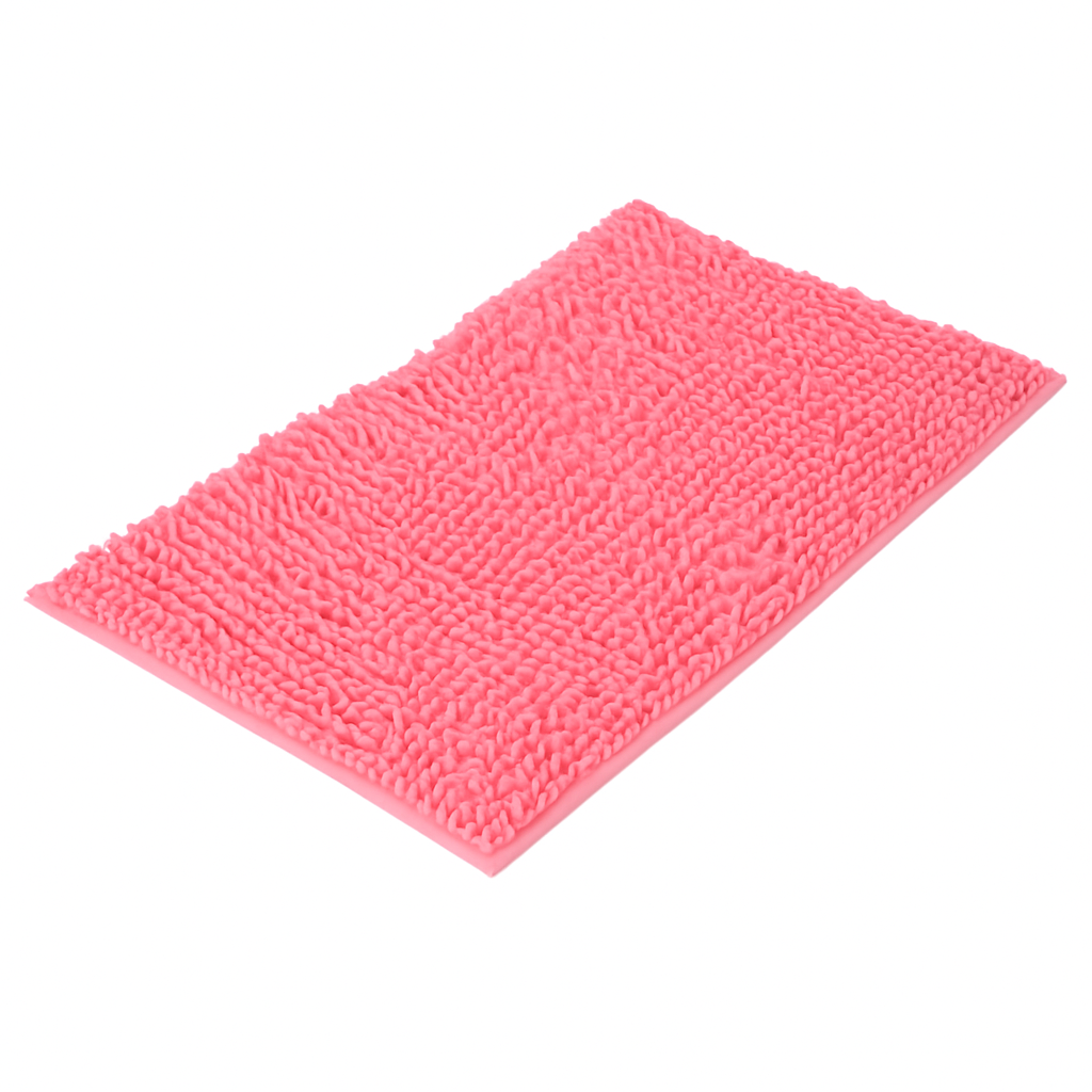 Caterpillar Pink Bath Mat