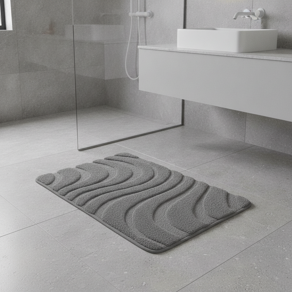 Gray Dark Bath Mat