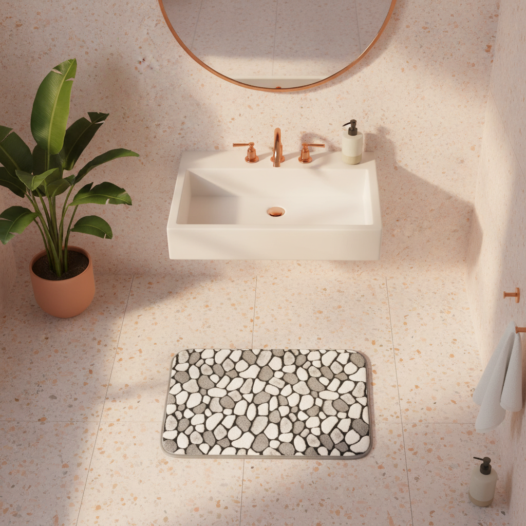 Original Pebble Bathroom Rug - color variations