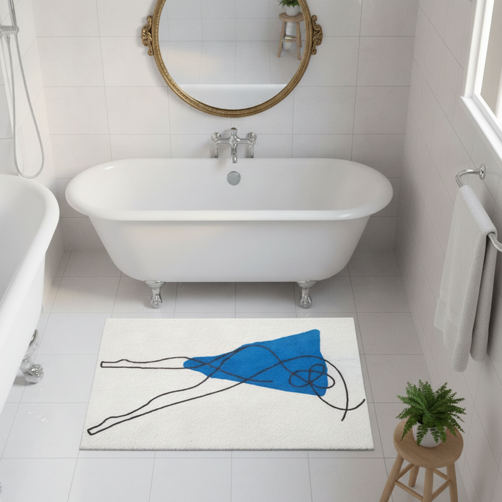 Abstract Art Bath Mat