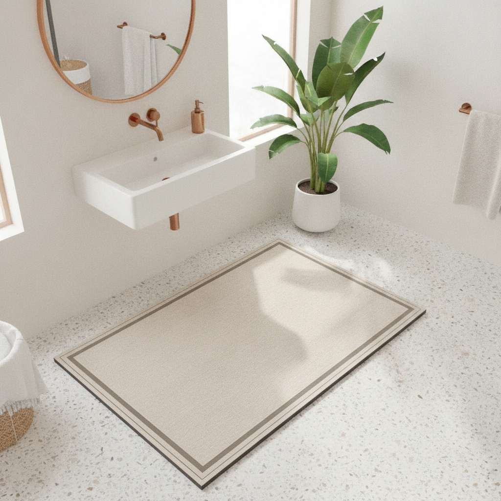 Diatomite Large Size Bath Mat