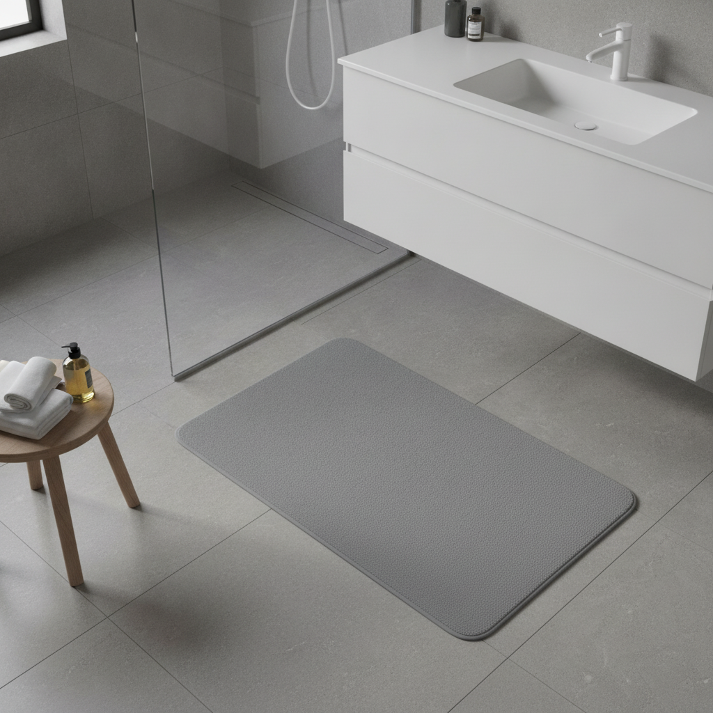 Absorbent Diatomite Bath Mat - product detail
