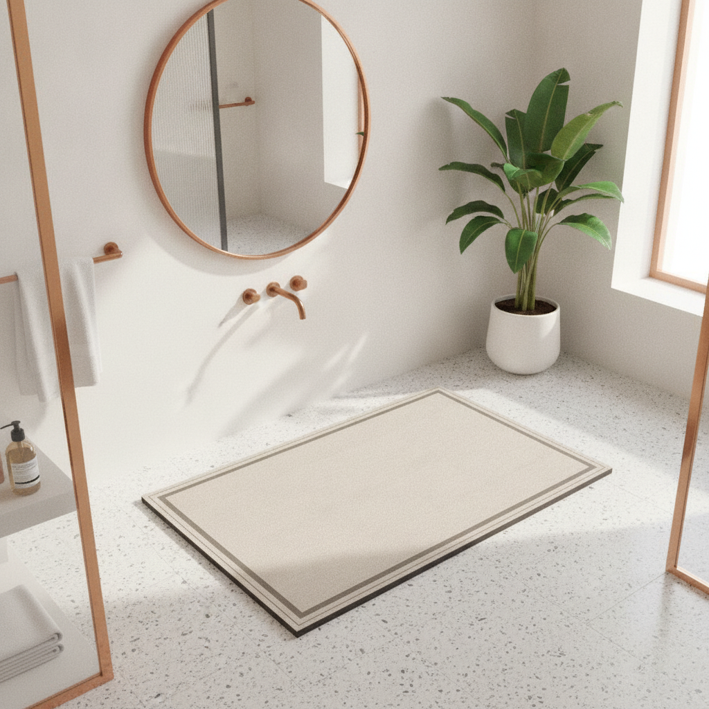Diatomite Large Size Bath Mat