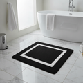 Black Toilet Rug