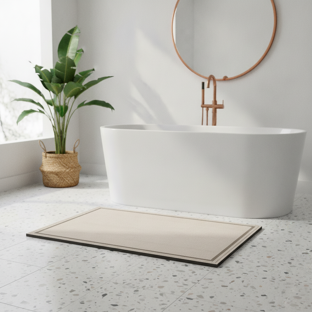 Diatomite Large Size Bath Mat