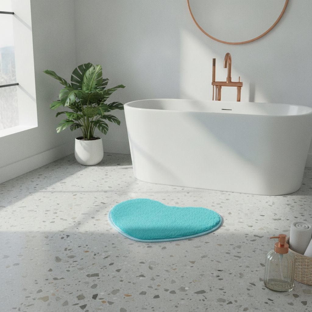 Microfiber Caterpillar Bath Mat