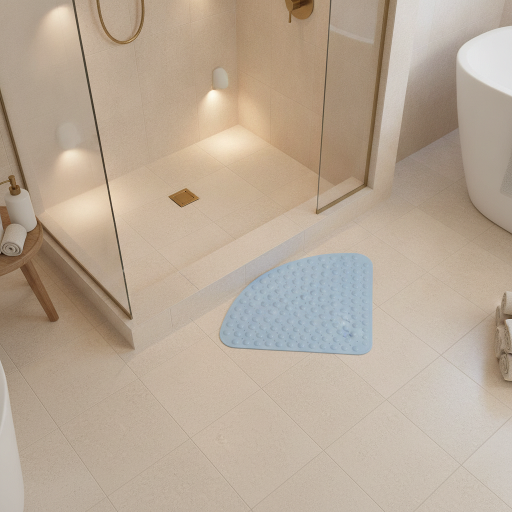 Quart Round Shower Mat