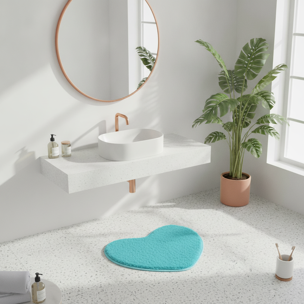 Microfiber Caterpillar Bath Mat