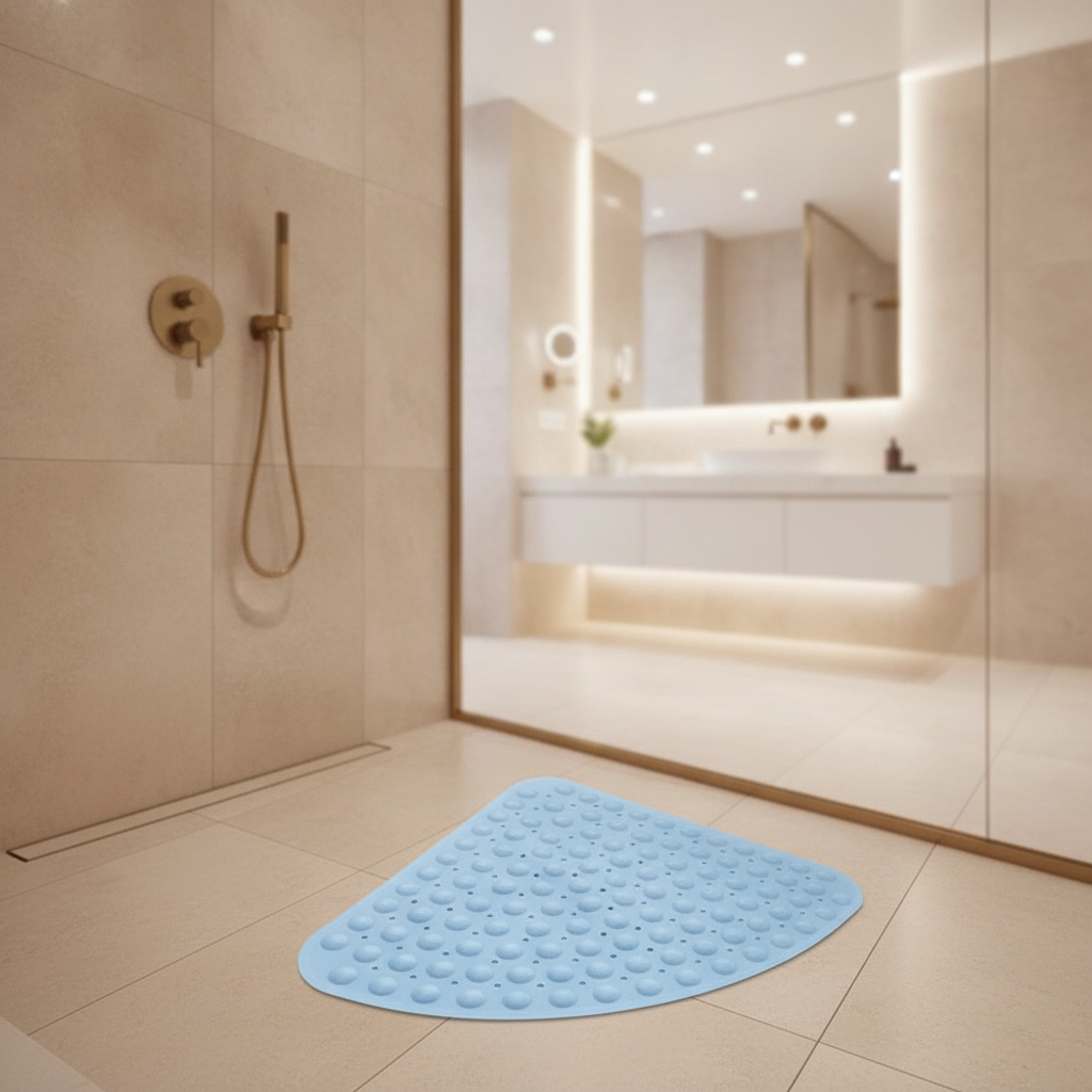 Quart Round Shower Mat - close-up texture