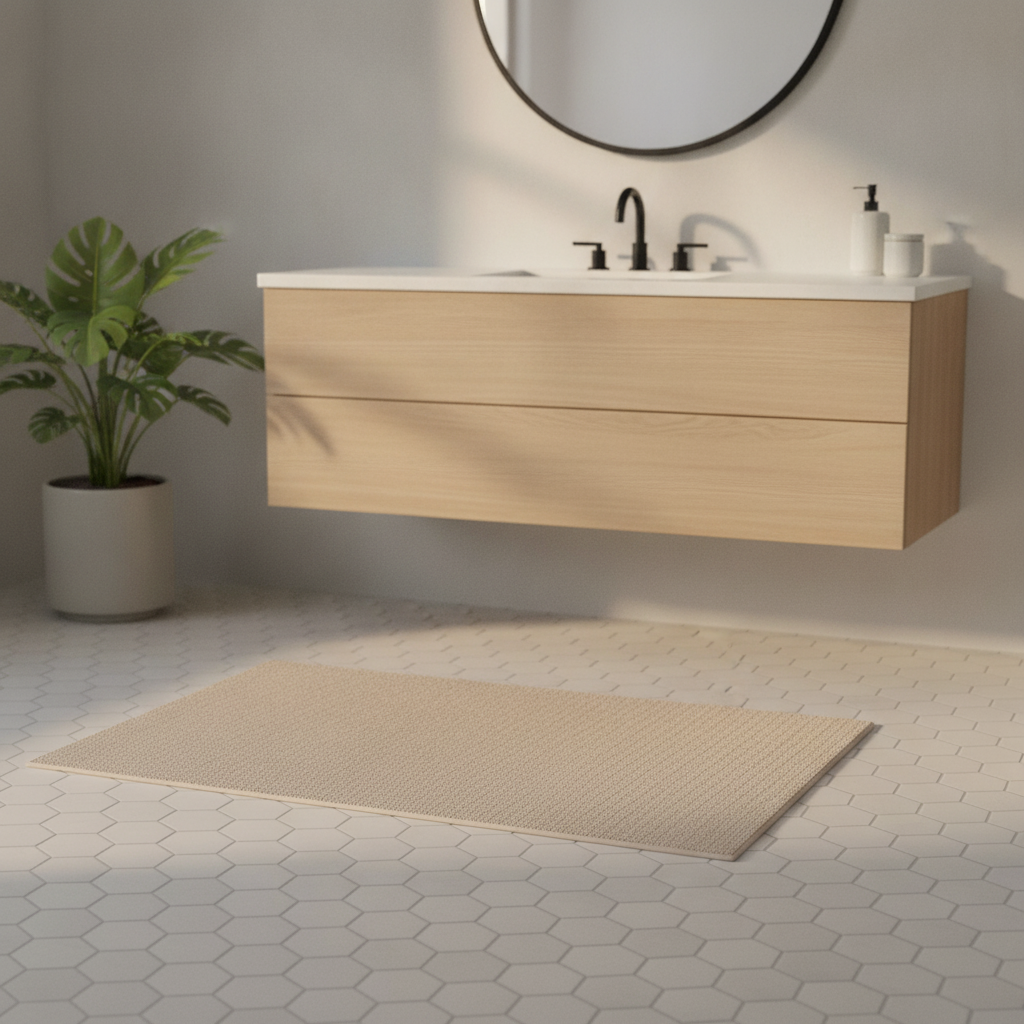 Cream Bath Mat