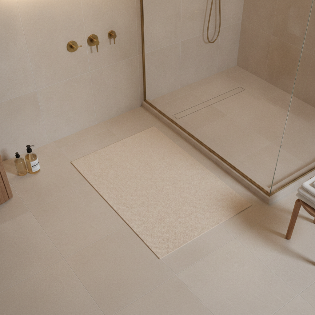 Cream Bath Mat