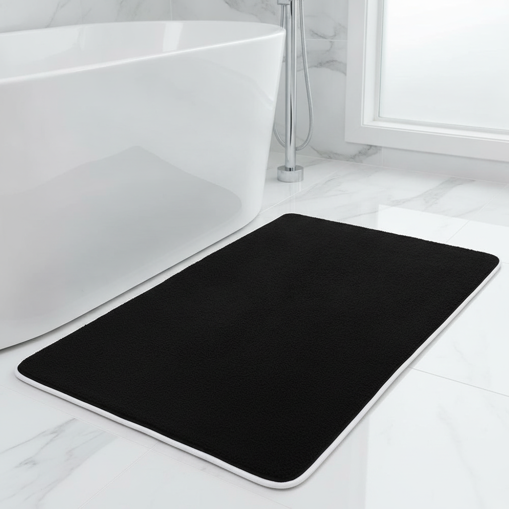 Large Microfiber Bathroom Rug