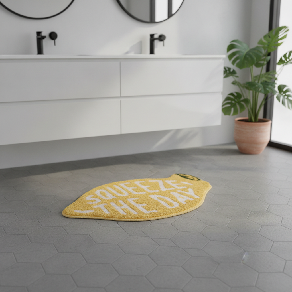 Lemon Bath Mat