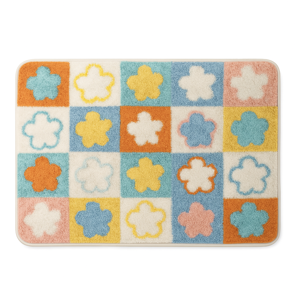 Flower Bath Mat