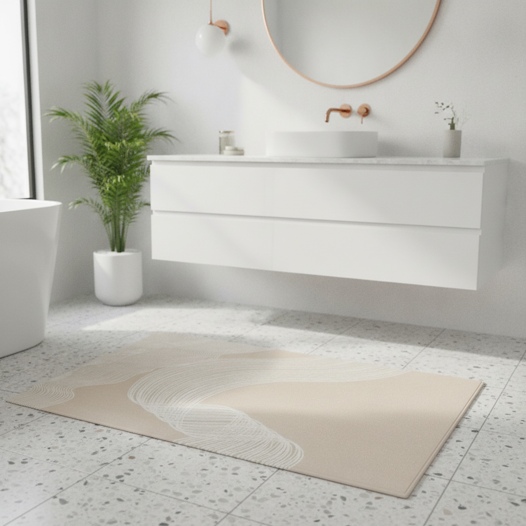 Beige Light Bath Mat