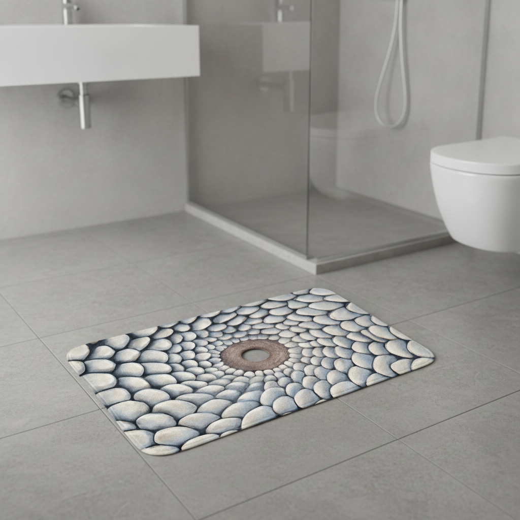 Effect Pebble 60x90cm Bath Mat - product detail